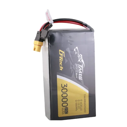 TATTU 30000MAH 6S LITHIUM POLYMER BATTERY